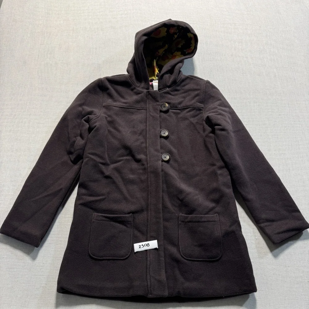 Gymboree Hooded Coat Girls Sz 12‎ Brown New With Tags